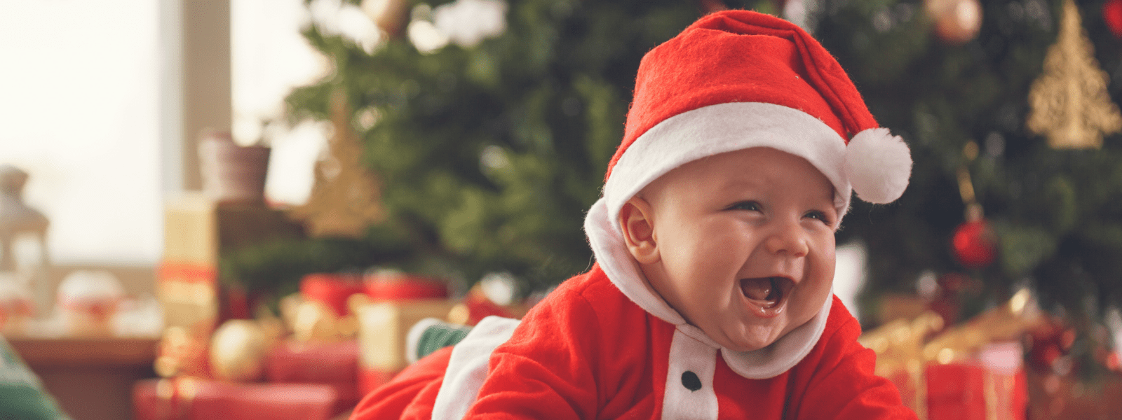 erstes Weihnachten mit Baby